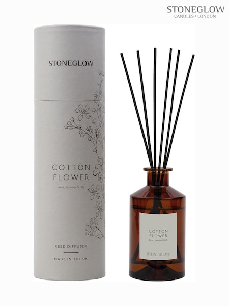 Stoneglow The Walled Garden Cotton Flower Reed Diffuser (F47763) | £30