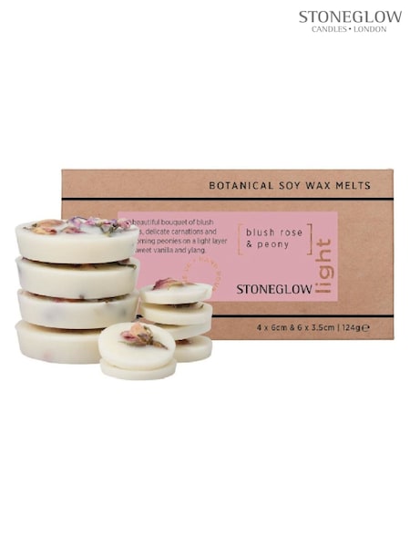 Stoneglow Elements Light Blush Rose & Peony Botanical Soy Wax Melts (F47773) | £15