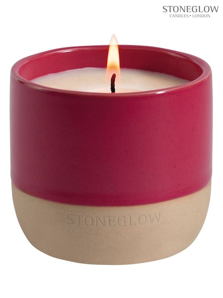 Stoneglow Elements Fire Red Pepper & Cardamon Ceramic Scented Candle (F47784) | £18
