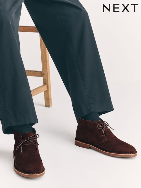 Brown Suede Desert Boots (F47792) | £52