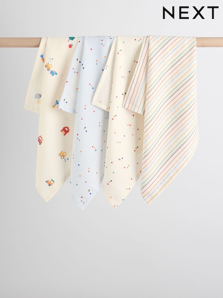 Bright Farm Baby Muslin Cloths 4 Pack (F47880) | £10 - £12