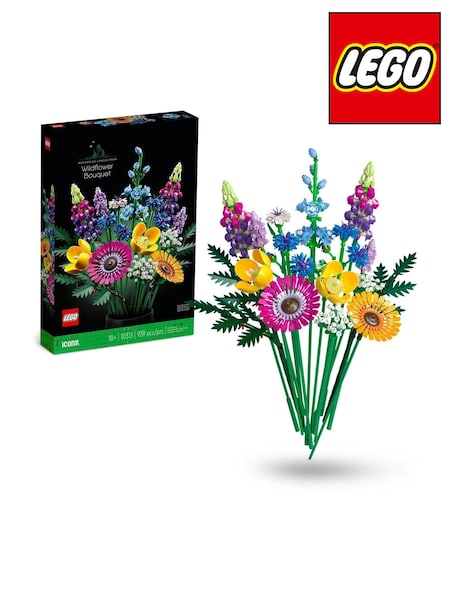 LEGO Icons Wildflower Bouquet Flowers Set for Adults 10313 (F47947) | £45