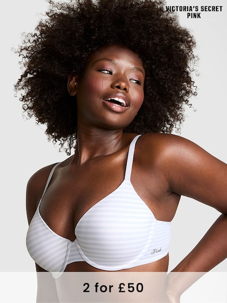 Victoria's Secret PINK Hydrangea Blue T Shirt Bra (F48002) | £29