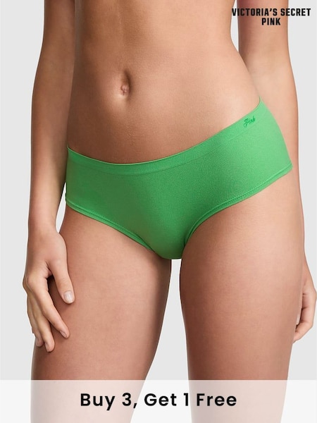 Victoria's Secret PINK Wild Green Hipster Seamless Knickers (F48004) | £9
