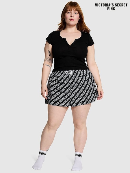 Victoria's Secret PINK Black Short Pyjama Bottoms (F48008) | £29