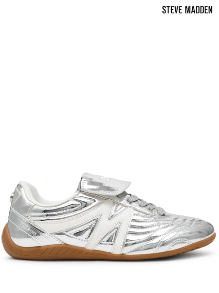Steve MaddenSilver  Freekick Trainers (F48155) | £100