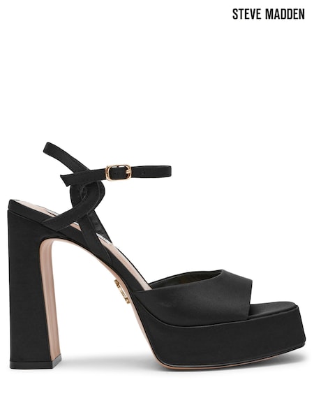 Steve Madden Heeled Black Sandals (F48208) | £140