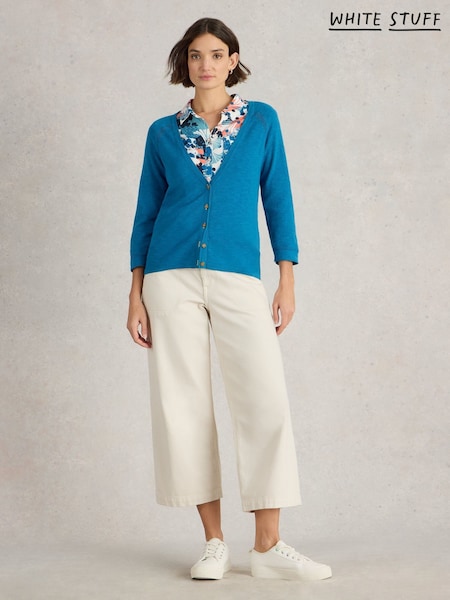 White Stuff Blue Naria Cardigan (F48353) | £49