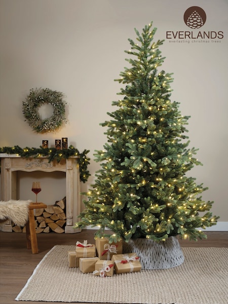 Everlands Geneva Fir Pre Lit Colour Switch 7.5ft Christmas Tree (F48400) | £255
