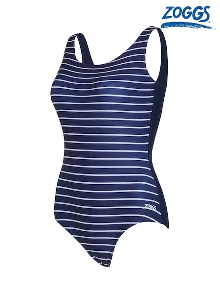 Zoggs Navy Blue Yarra Scoopback Swimsuit (F48609) | £40