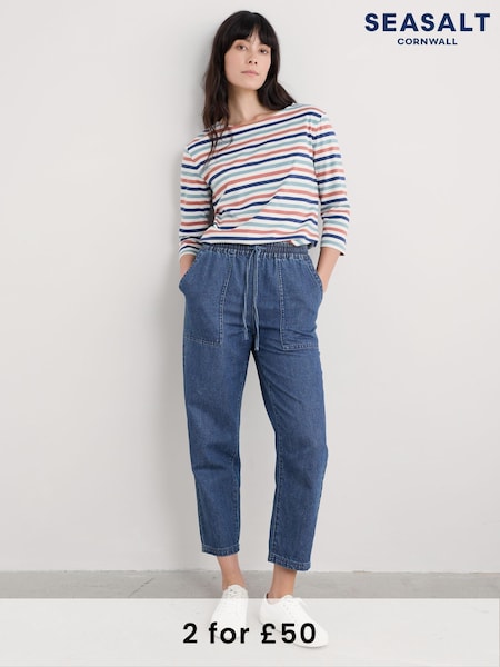 Seasalt Cornwall Pink Sailor Top (F48663) | £30