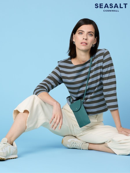 Seasalt Cornwall Green Sailor Top (F48666) | £30