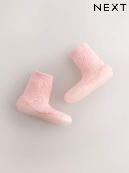 Pink Crawler Sock Shoes (F49153) | £12