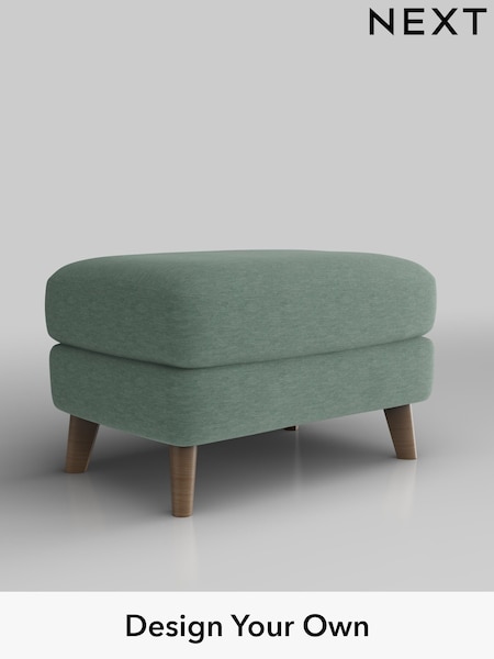 Fine Chenille Easy Clean/Light Forest Green Conway Relaxed Sit (F49348) | £425
