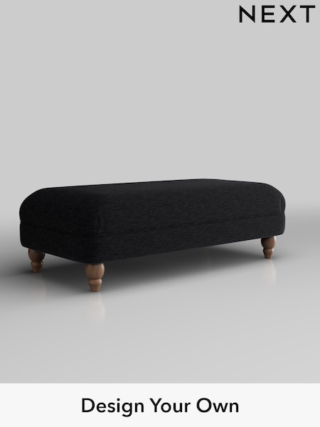 Fine Chenille Easy Clean/Black Ashford (F49355) | £475