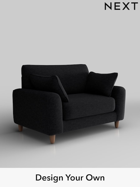Fine Chenille Easy Clean/Black Campbell (F49359) | £975