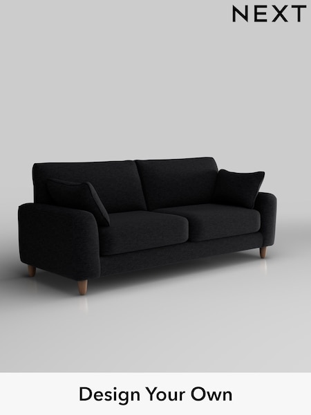Fine Chenille Easy Clean/Black Campbell (F49359) | £1,275