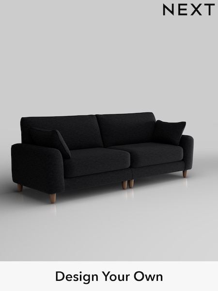 Fine Chenille Easy Clean/Black Campbell (F49359) | £1,375