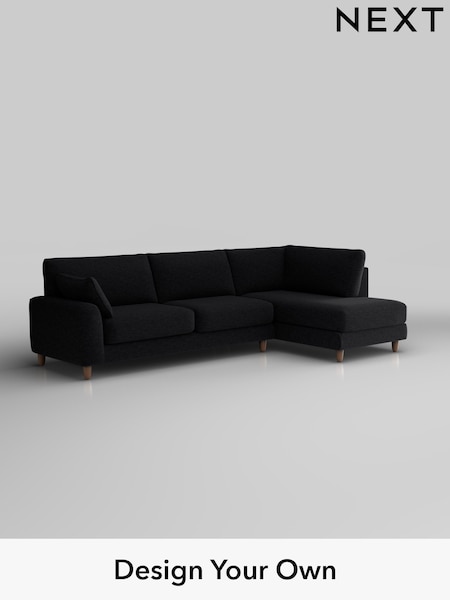 Fine Chenille Easy Clean/Black Campbell (F49359) | £1,975