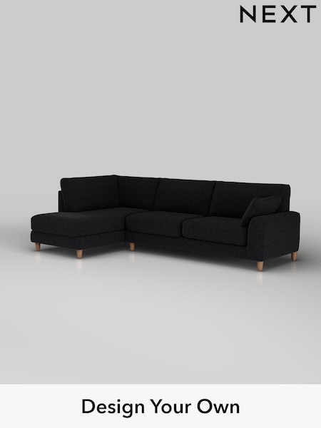 Fine Chenille Easy Clean/Black Campbell (F49359) | £1,975