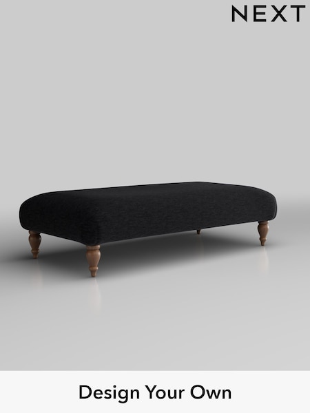 Fine Chenille Easy Clean/Black Erin Deep Relaxed Sit (F49361) | £475