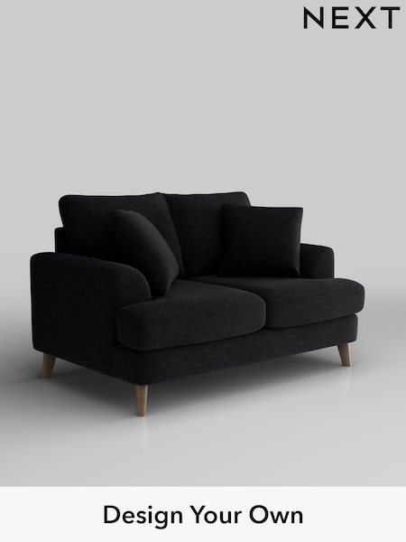 Fine Chenille Easy Clean/Black Parker (F49366) | £1,175