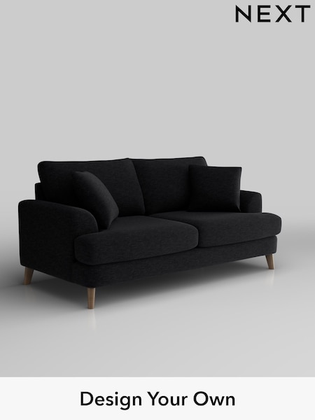 Fine Chenille Easy Clean/Black Parker (F49366) | £1,375