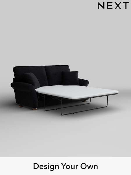 Fine Chenille Easy Clean/Black Ashford Relaxed Sit (F49367) | £1,599