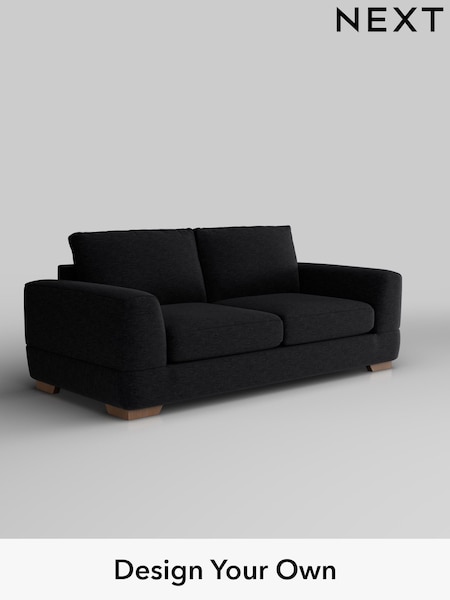 Fine Chenille Easy Clean/Black Clayton (F49373) | £1,225