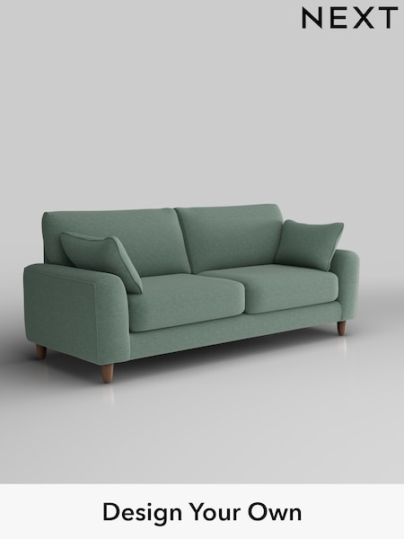 Fine Chenille Easy Clean/Light Forest Green Campbell (F49376) | £1,275