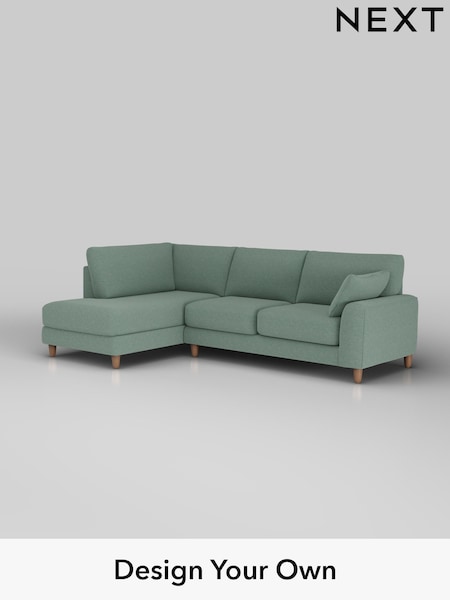 Fine Chenille Easy Clean/Light Forest Green Campbell (F49376) | £1,875