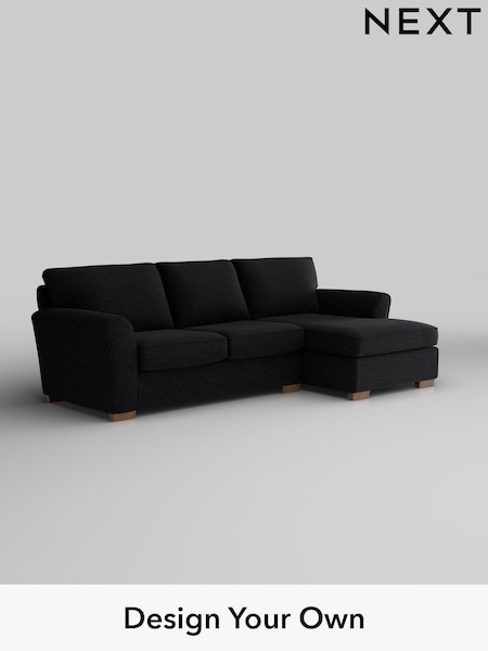 Fine Chenille Easy Clean/Black Michigan Ii (F49382) | £1,525