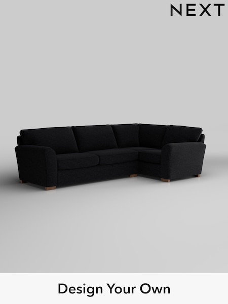 Fine Chenille Easy Clean/Black Michigan Ii (F49382) | £1,675