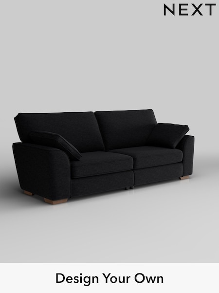 Fine Chenille Easy Clean/Black Stamford (F49387) | £1,350
