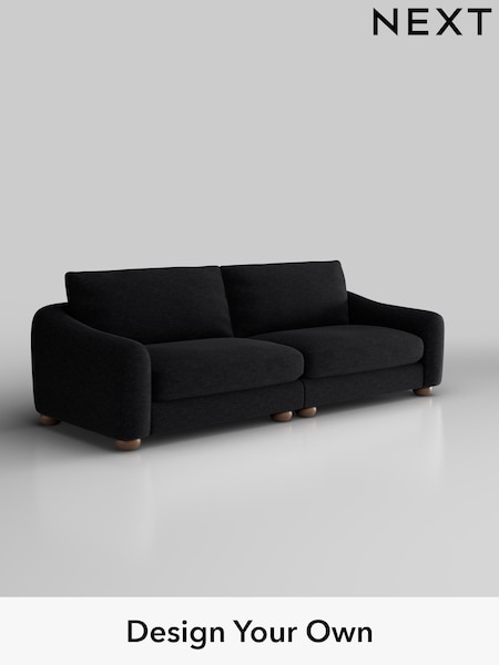 Fine Chenille Easy Clean/Black Arches (F49390) | £1,425