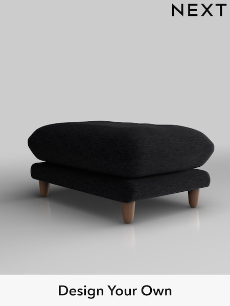 Fine Chenille Easy Clean/Black Odella (F49392) | £425