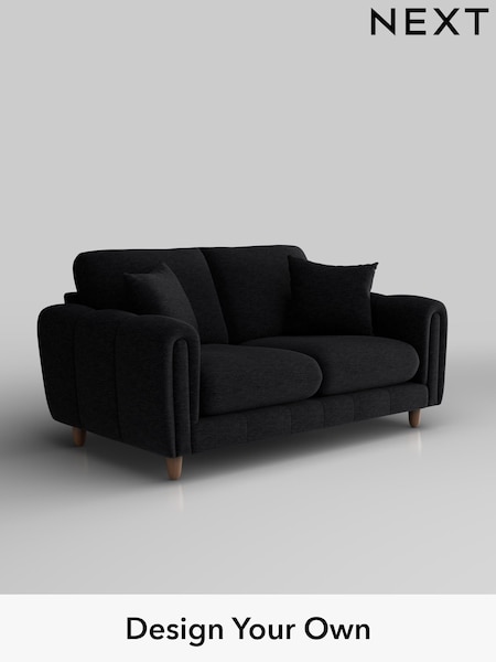 Fine Chenille Easy Clean/Black Odella (F49392) | £1,275