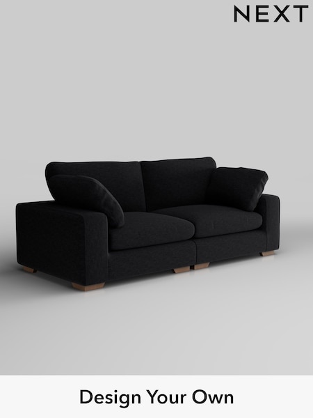 Fine Chenille Easy Clean/Black N. Premium The Snuggle Grand (F49398) | £1,899