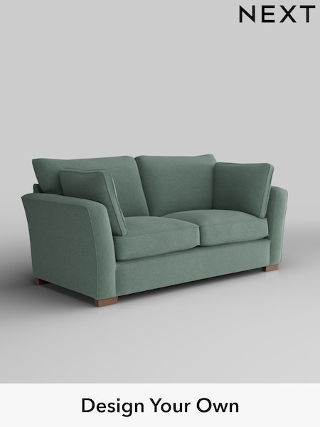 Fine Chenille Easy Clean/Light Forest Green Heath Highback (F49400) | £1,225