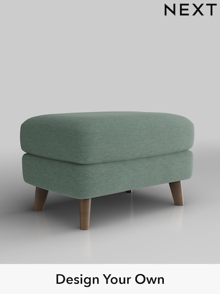 Fine Chenille Easy Clean/Light Forest Green Parker Buttoned Back (F49412) | £425