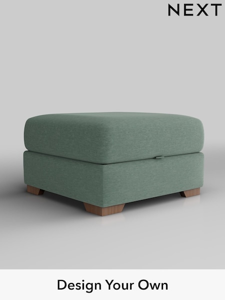 Fine Chenille Easy Clean/Light Forest Green Houghton Deep Relaxed Sit (F49414) | £499