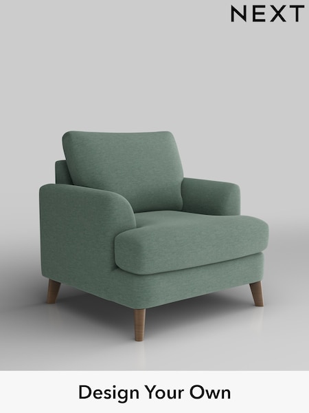 Fine Chenille Easy Clean/Light Forest Green Parker (F49415) | £875