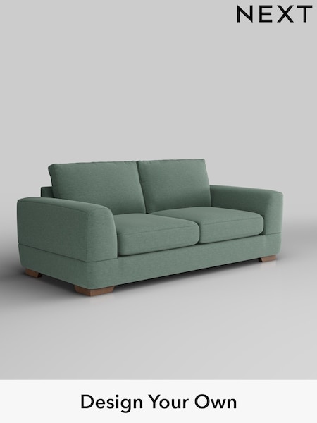 Fine Chenille Easy Clean/Light Forest Green Clayton (F49416) | £1,225