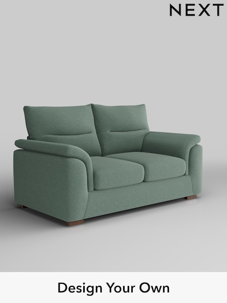 Fine Chenille Easy Clean/Light Forest Green Hayden Highback (F49422) | £1,125