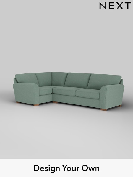 Fine Chenille Easy Clean/Light Forest Green Michigan Ii (F49424) | £1,675