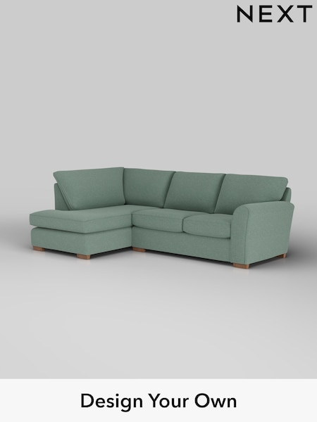 Fine Chenille Easy Clean/Light Forest Green Michigan Ii (F49424) | £1,550