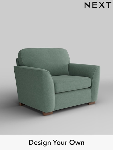 Fine Chenille Easy Clean/Light Forest Green Malvern (F49428) | £725