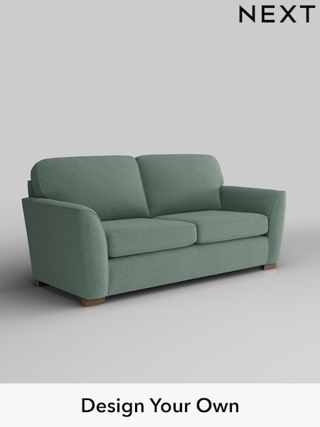 Fine Chenille Easy Clean/Light Forest Green Malvern (F49428) | £1,075