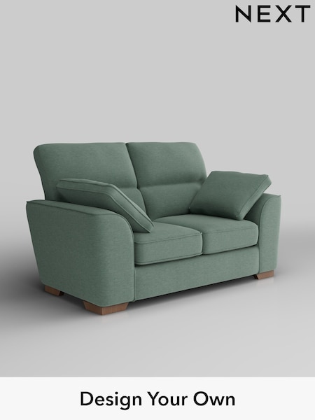 Fine Chenille Easy Clean/Light Forest Green Stamford Highback (F49450) | £1,099