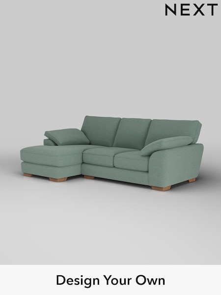 Fine Chenille Easy Clean/Light Forest Green Stamford Grand Relaxed Sit (F49460) | £2,275